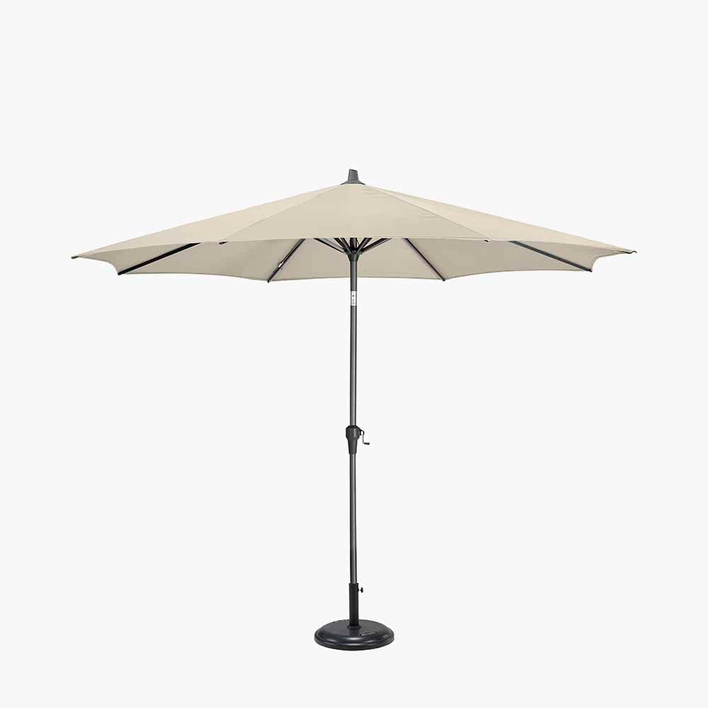 Riva 3m Round Champagne Parasol