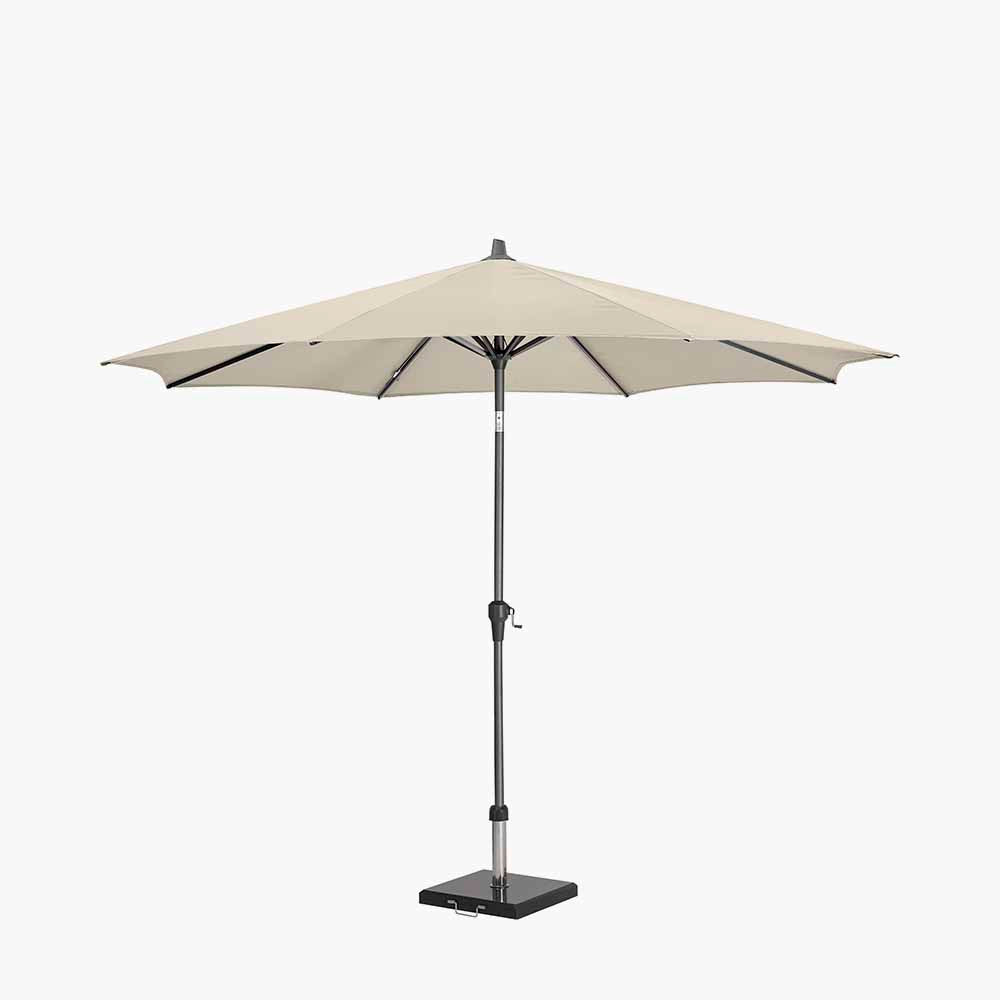 Riva 3m Round Champagne Parasol