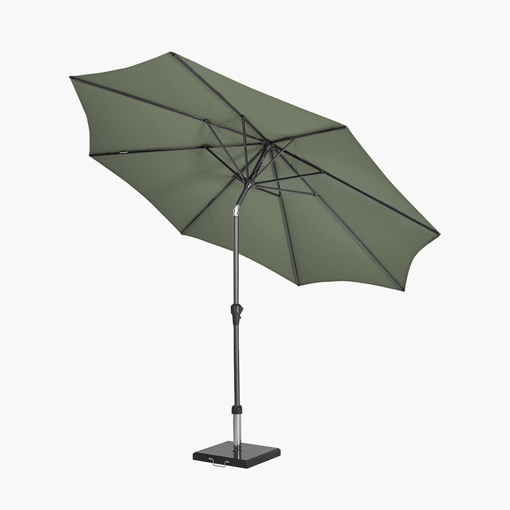 Riva 3m Round Olive Parasol