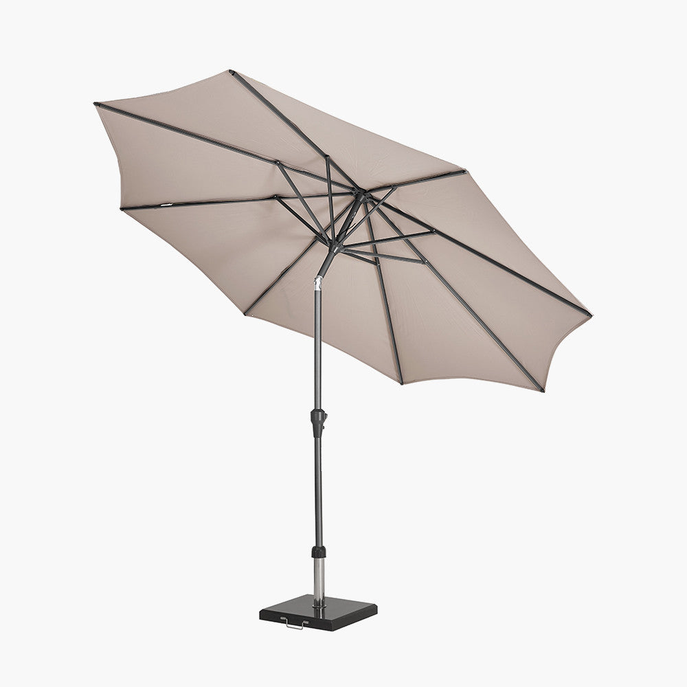 Riva 3m Round Taupe Parasol