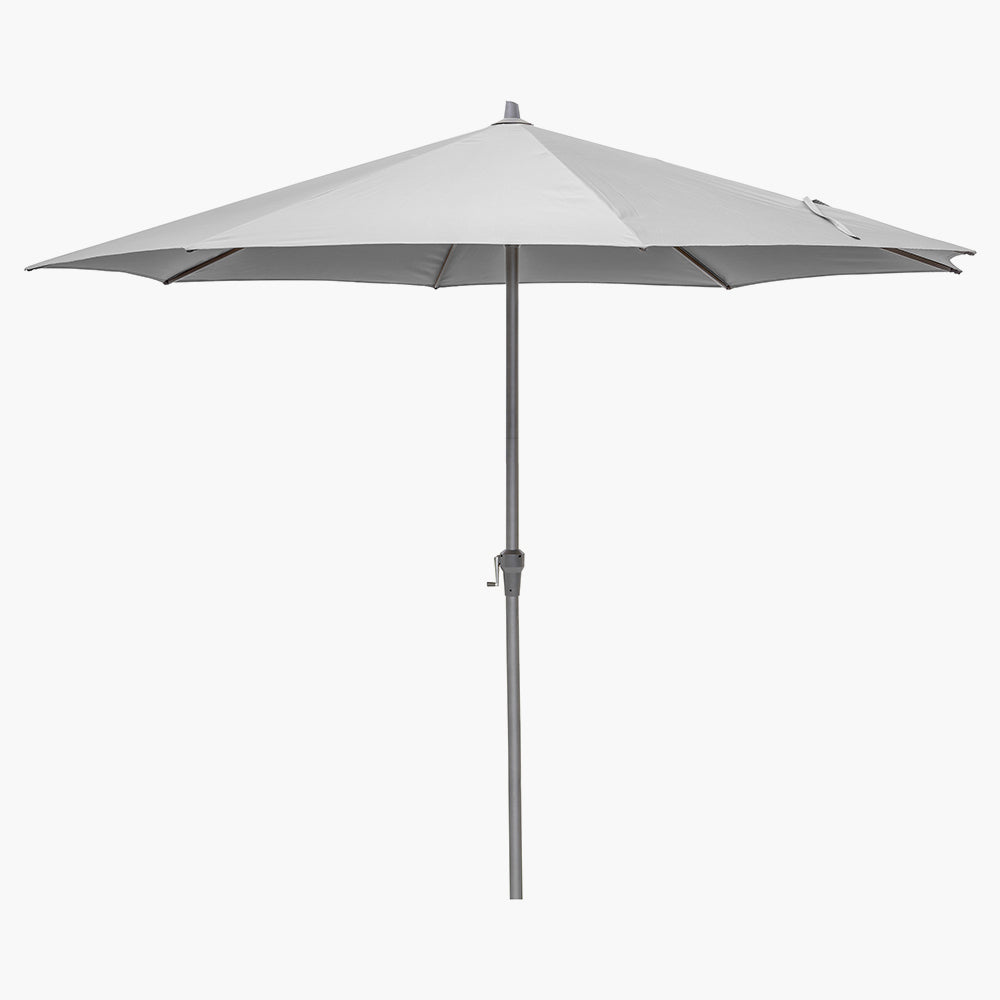 Riva 3.5m Round Luna Grey Parasol