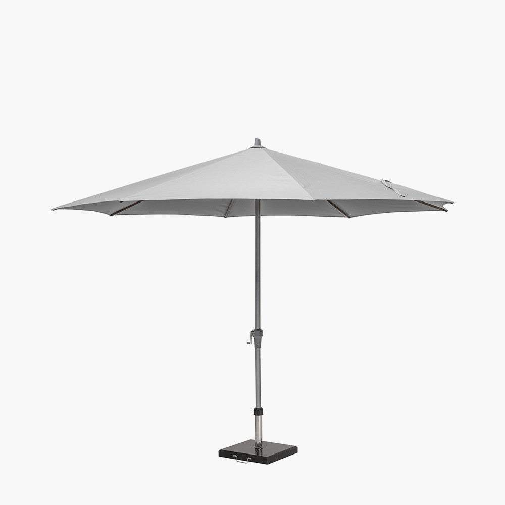 Riva 3.5m Round Luna Grey Parasol