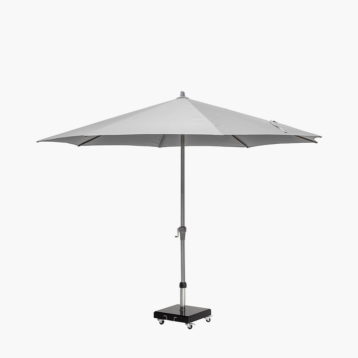 Riva 3.5m Round Luna Grey Parasol