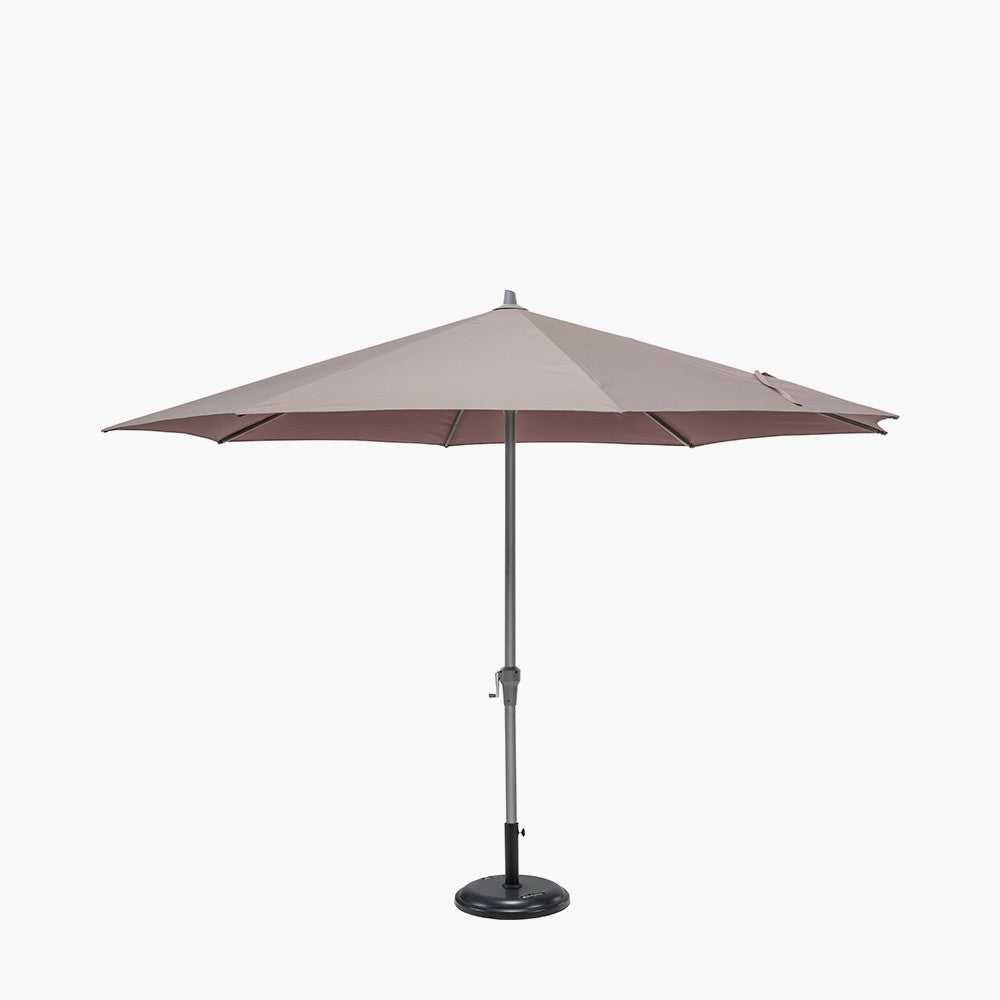 Riva 3.5m Round Taupe Parasol