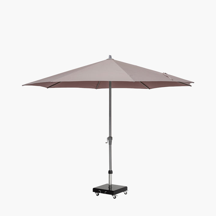 Riva 3.5m Round Taupe Parasol