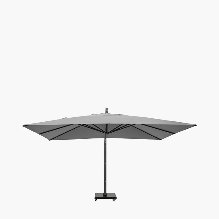 Icon Premium T1 4mx3m Rectangular Manhattan Grey Parasol