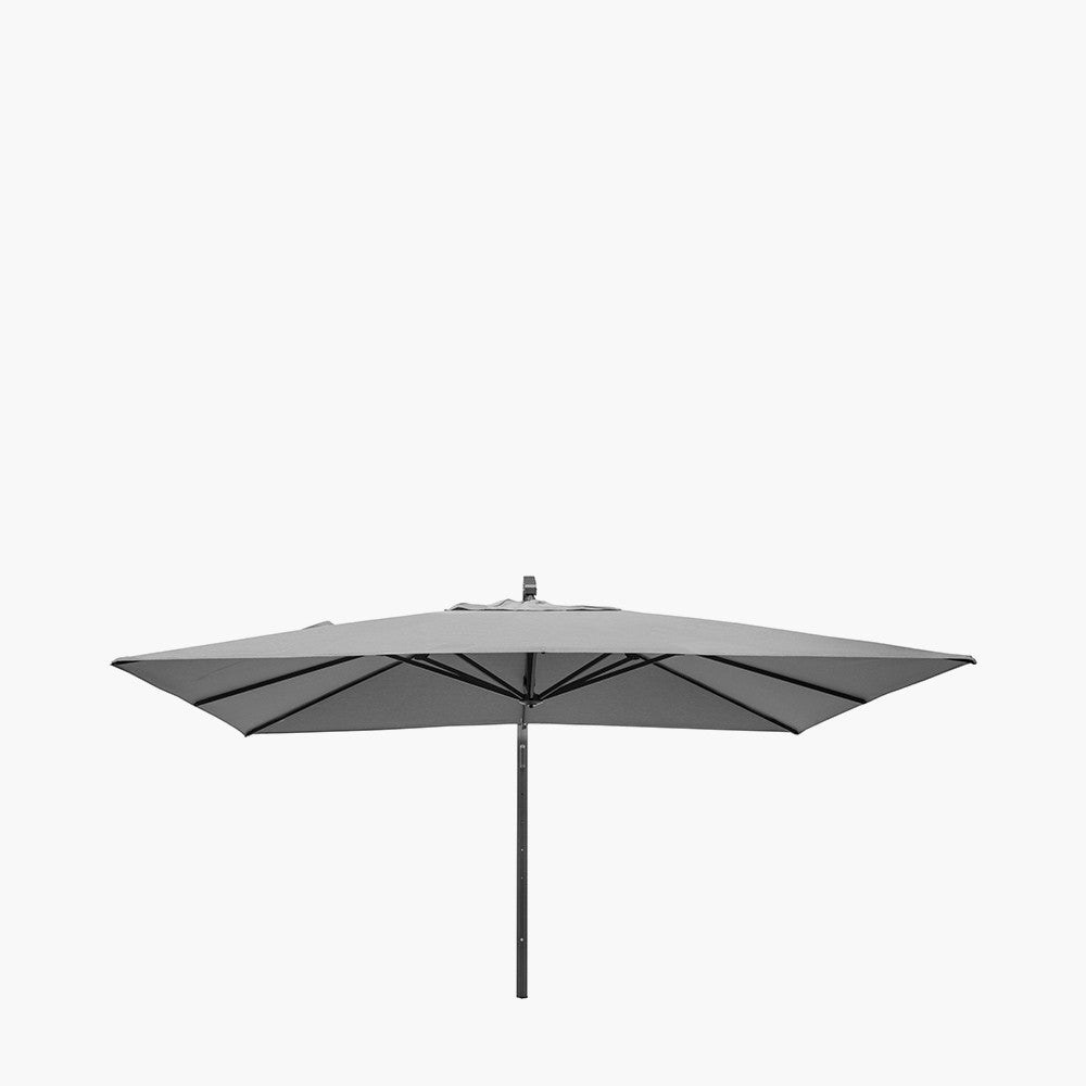 Icon Premium T1 4mx3m Rectangular Manhattan Grey Parasol