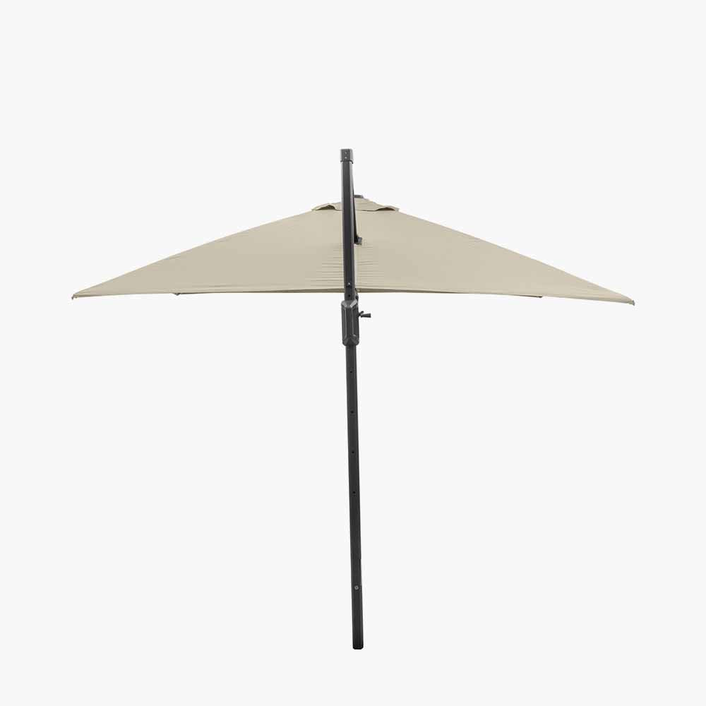 Challenger T2 3m Square Champagne Free Arm Parasol