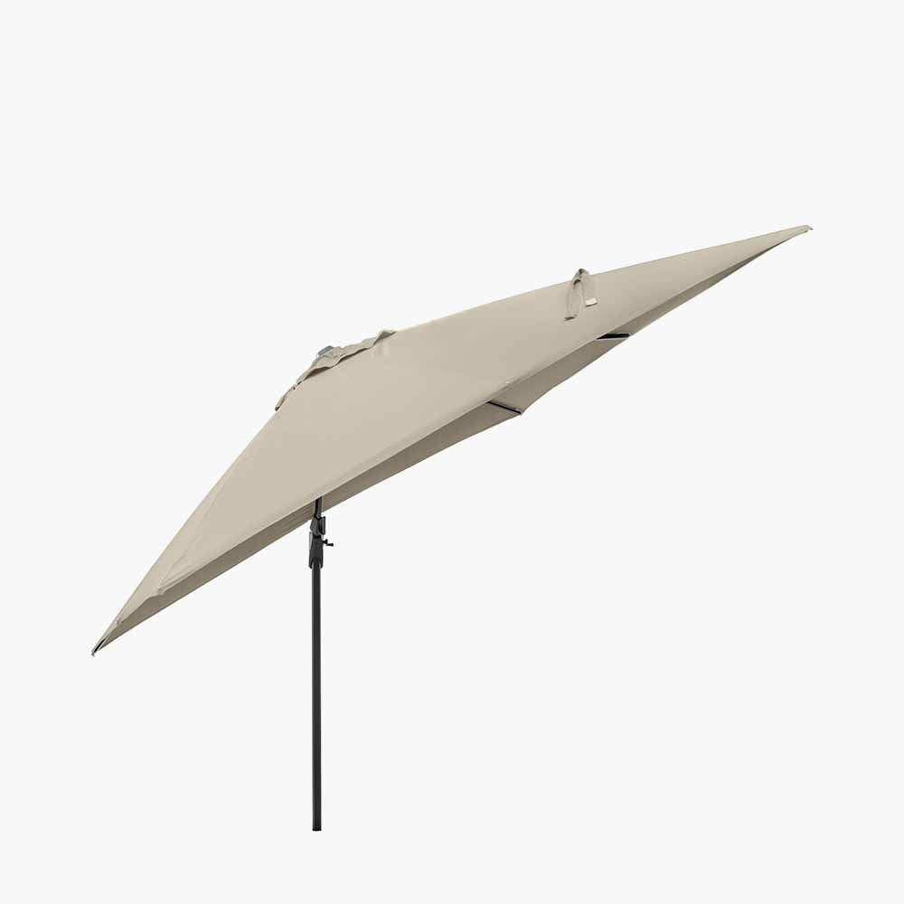 Challenger T2 3m Square Champagne Free Arm Parasol