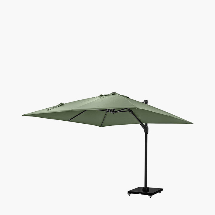 Challenger T2 3m Square Olive Free Arm Parasol