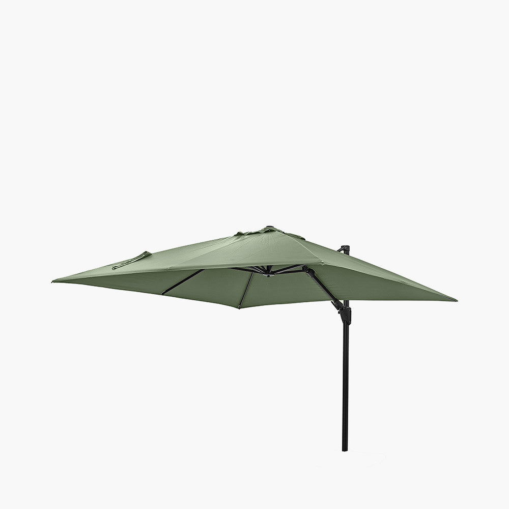 Challenger T2 3m Square Olive Free Arm Parasol