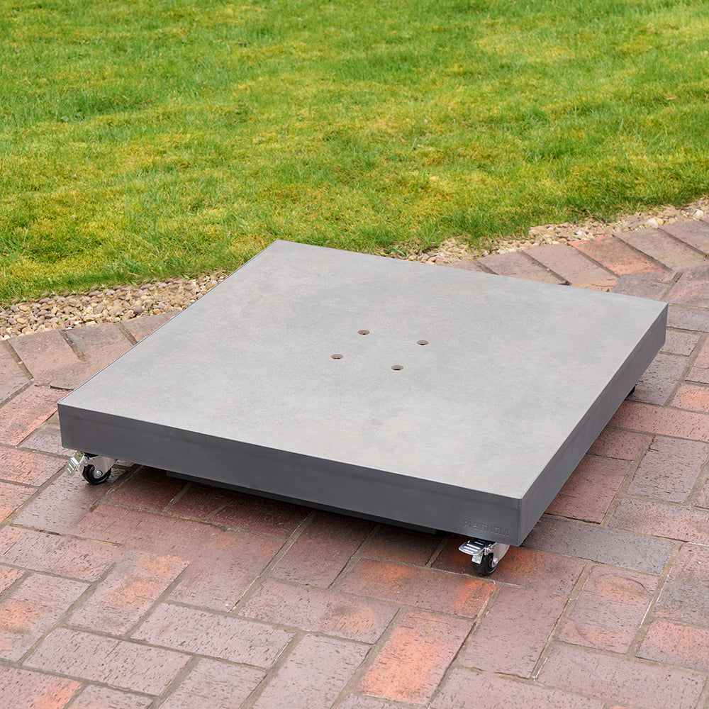 Ceramica Grey 90KG Wheeled Parasol Base