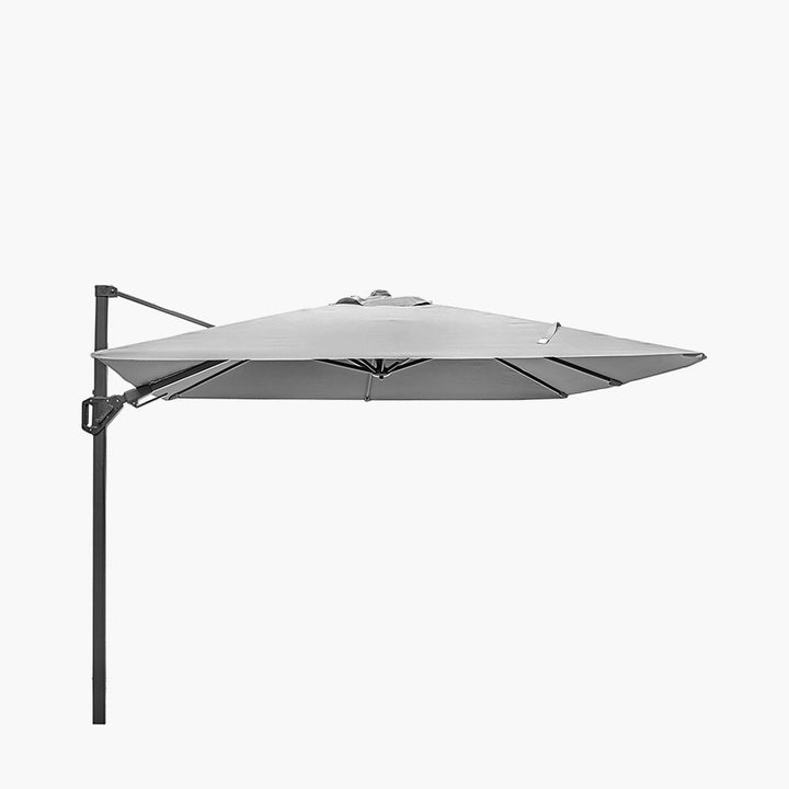 Voyager T2 2.7m Square Luna Grey Free Arm Parasol