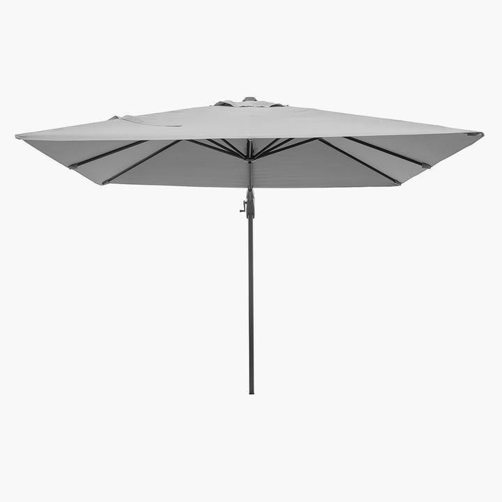 Voyager T2 2.7m Square Luna Grey Free Arm Parasol