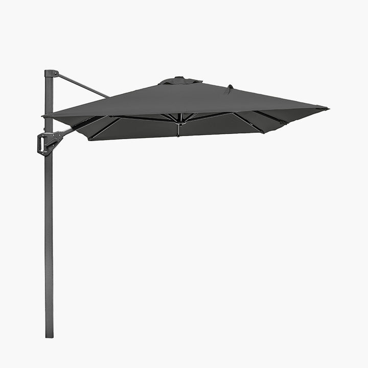 Voyager T1 3m x 2m Rectangular Anthracite Free Arm Parasol