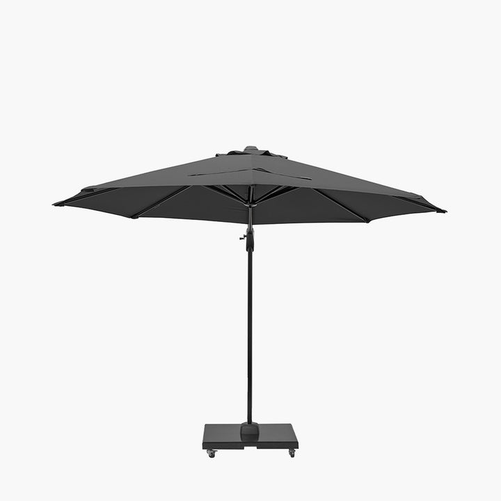 Voyager T1 3m Round Anthracite Free Arm Parasol