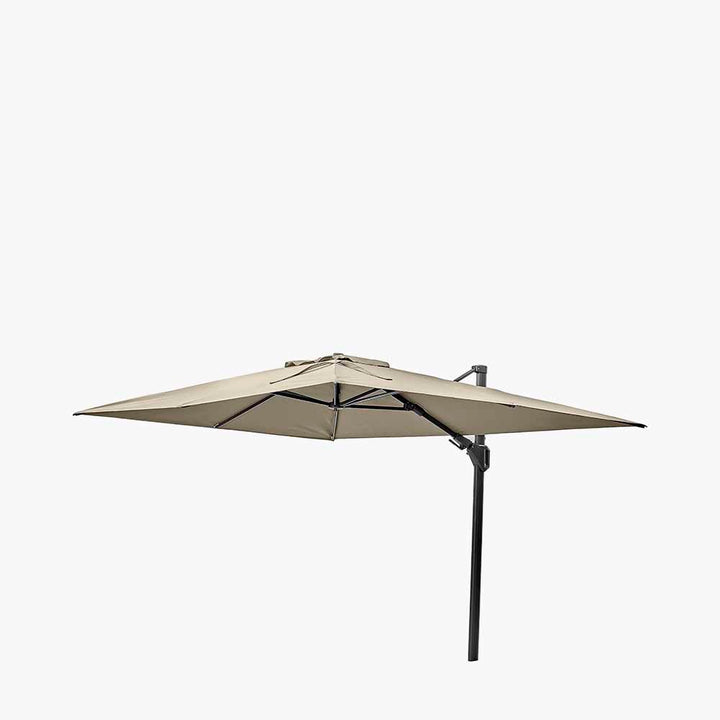 Challenger T2 3.5 x 2.6m Rectangular Champagne Free Arm Parasol