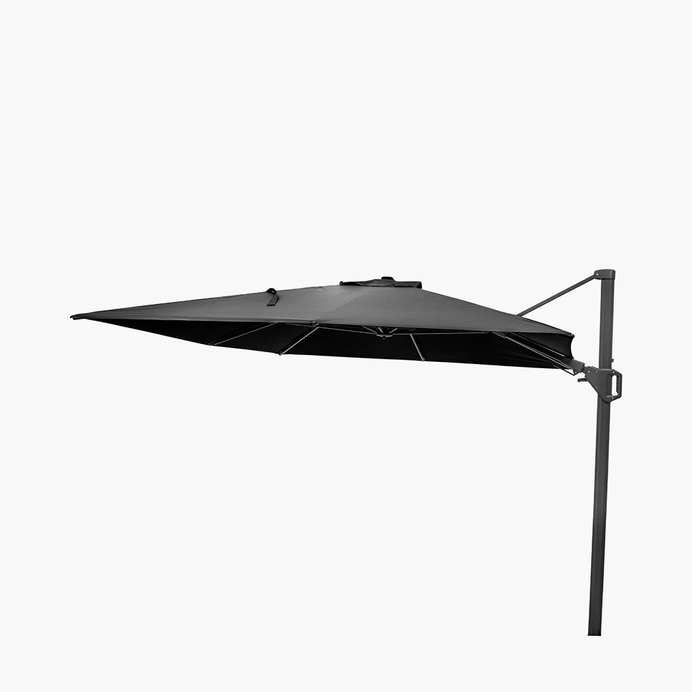 Challenger T2 3.5 x 2.6m Rectangular Anthracite Free Arm Parasol