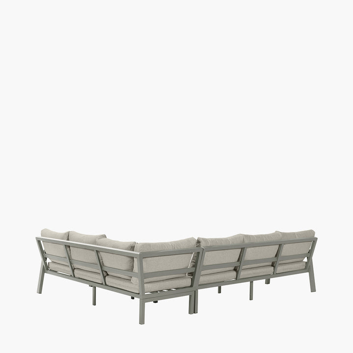 Stockholm Limestone Outdoor Corner Seating Set