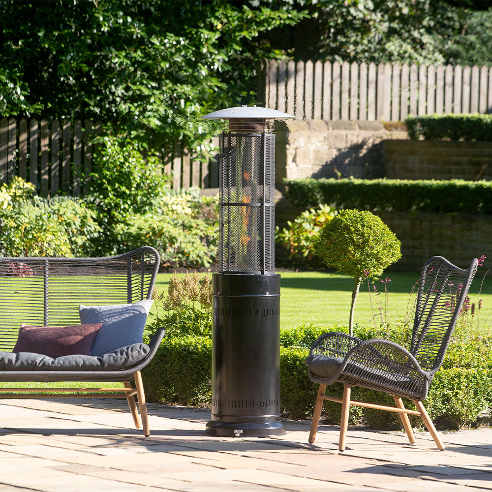 Black Cylinder Patio Heater