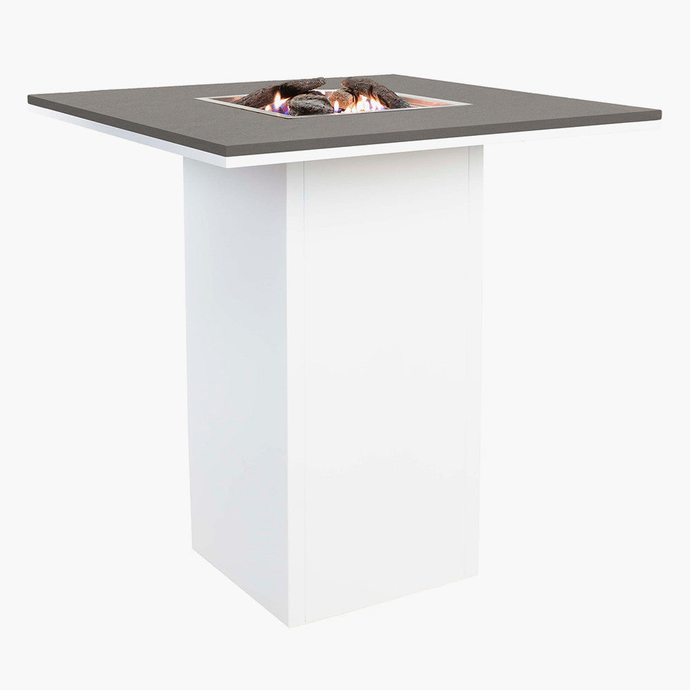 Cosiloft 100 White And Grey Fire Pit Bar Table