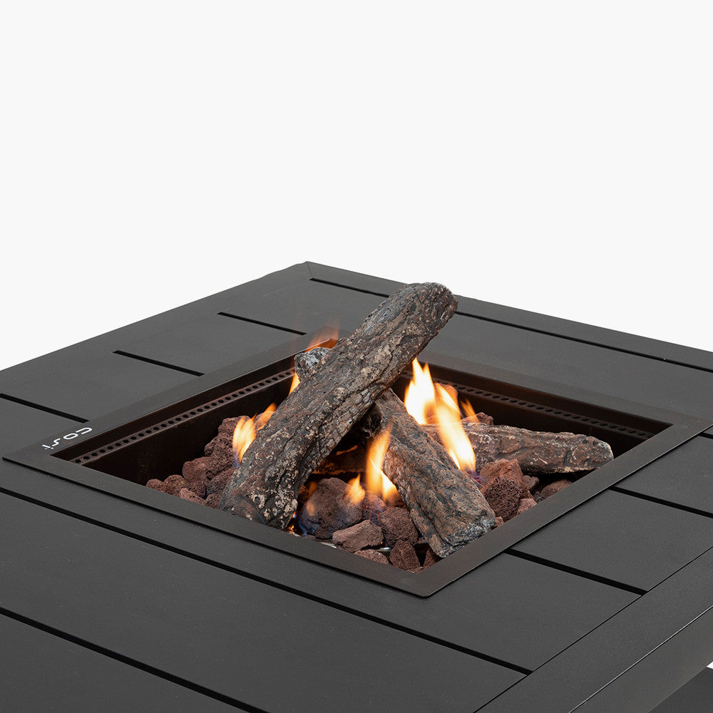 Cosiflow 120 Rectangular Anthracite Fire Pit Table