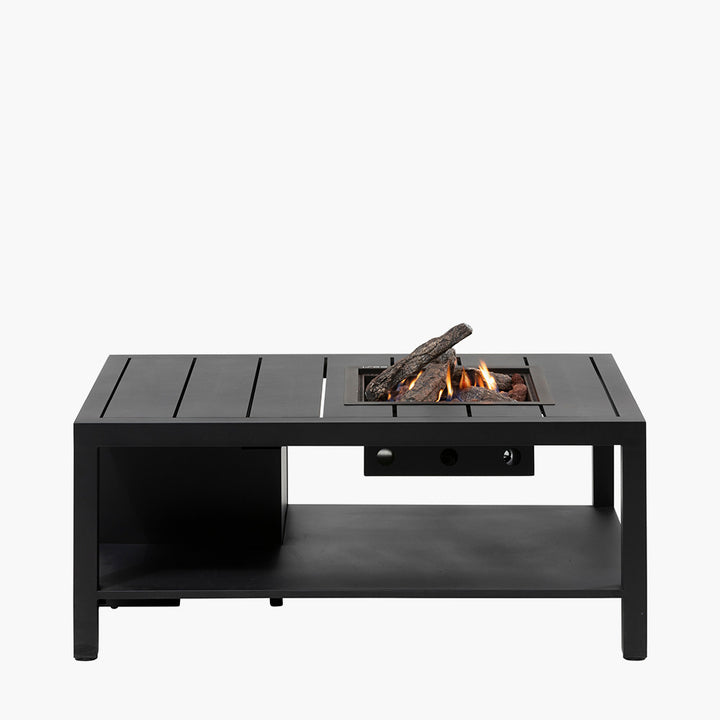 Cosiflow 120 Rectangular Anthracite Fire Pit Table