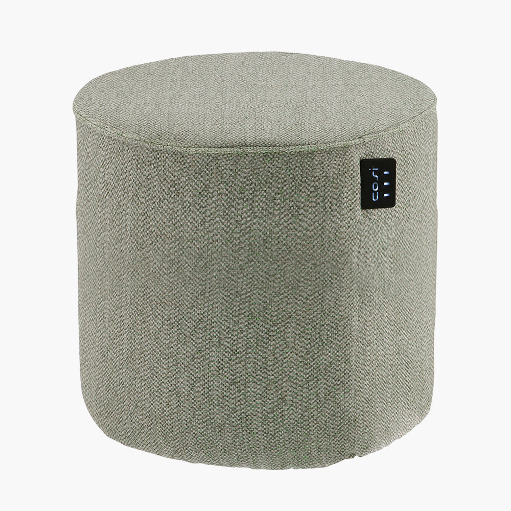 Cosipouf Heated Comfort Green Tall Round 45x45cm high