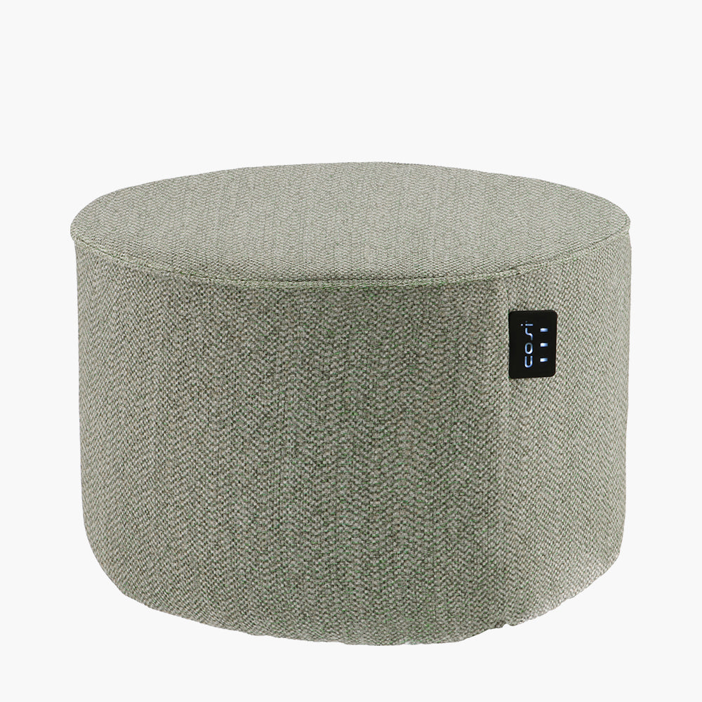 Cosipouf Heated Comfort Green Low Round 60x38cm high