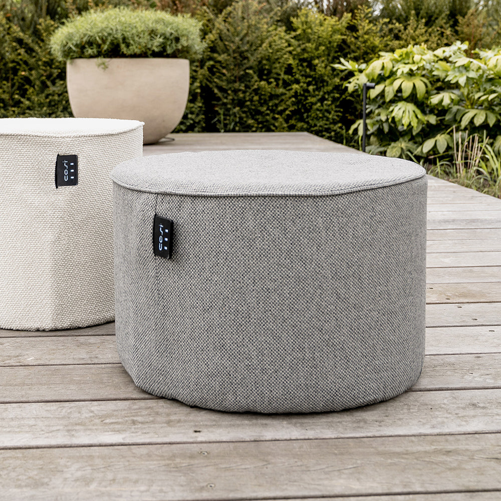 Cosipouf Heated Comfort Grey Low Round 60x38cm high