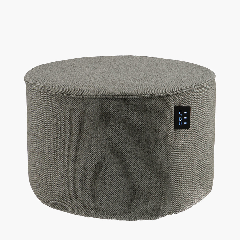 Cosipouf Heated Comfort Grey Low Round 60x38cm high