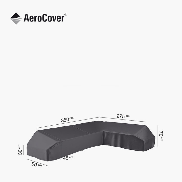 Platform Aerocover Left Hand 350x275x90xH30/45/70cm high