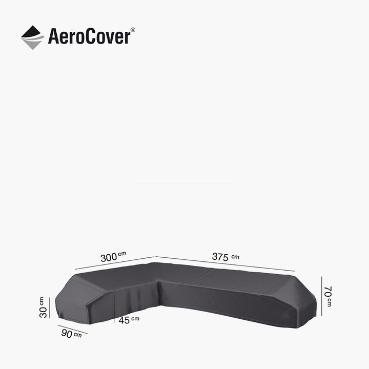 Platform Aerocover Right Hand 375x300x90xH30/45/70cm high