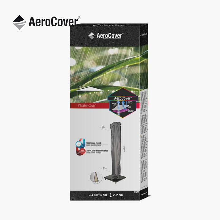 Free Arm Parasol Aerocover 292 x 60/65cm