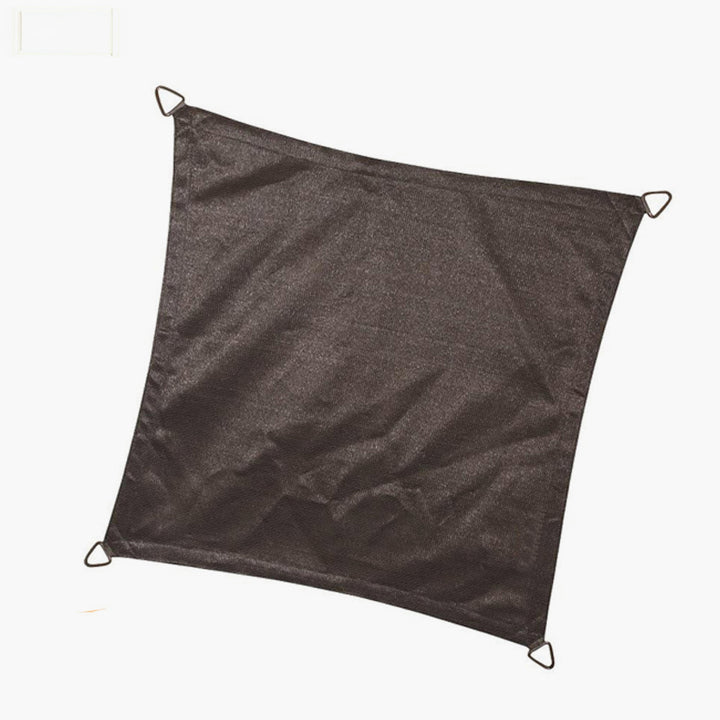 4m Square Waterproof Shade Sail Grey