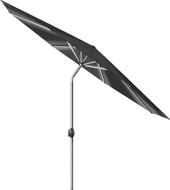 Glow Defender 3m Round Anthracite Centre Pole Parasol