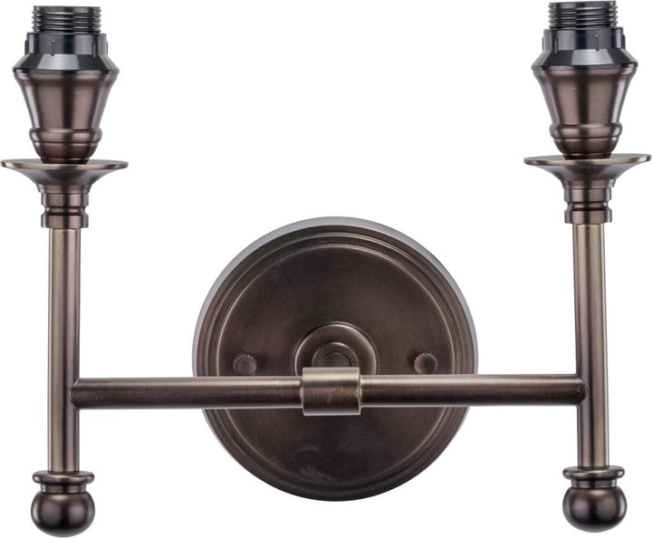 Piero Antique Bronze Metal Double Wall Light