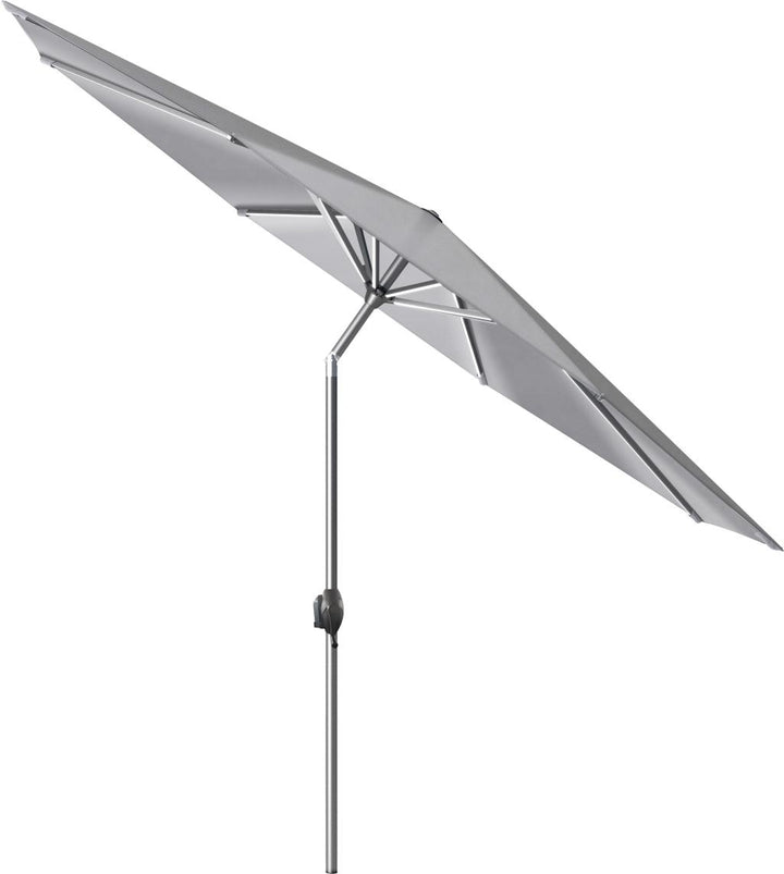 Glow Defender 3m Round Luna Grey Centre Pole Parasol