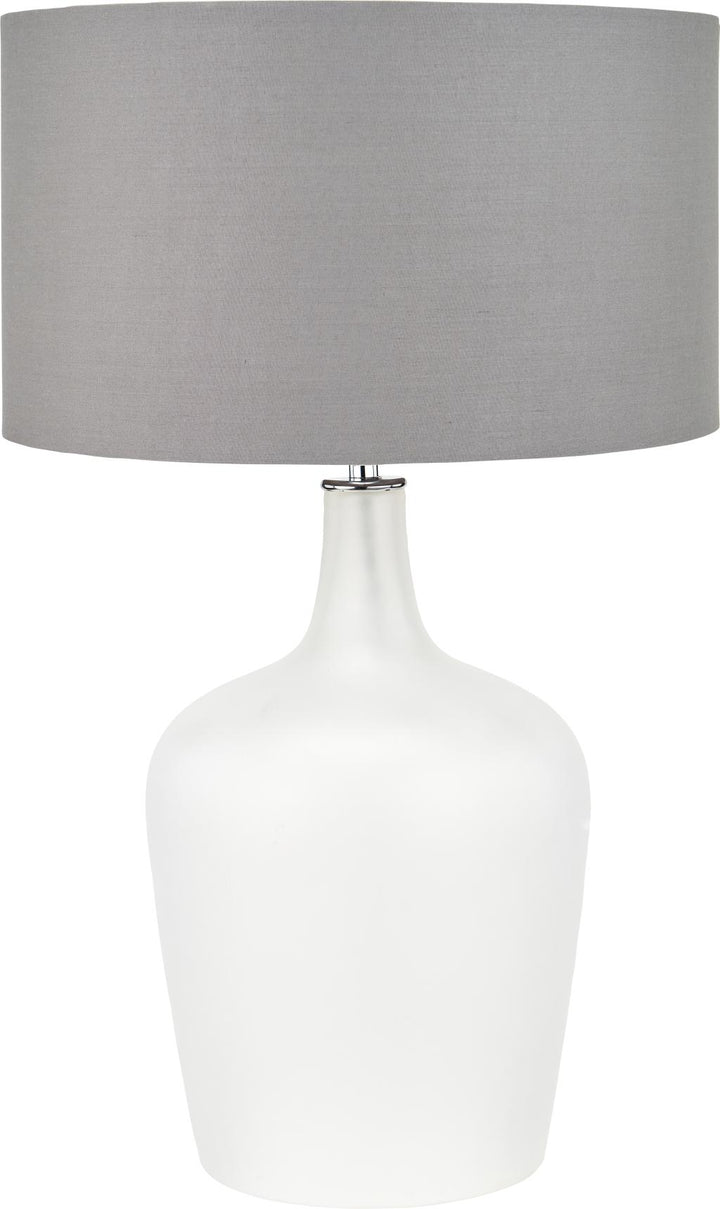 Tamsin Frosted White Glass Table Lamp