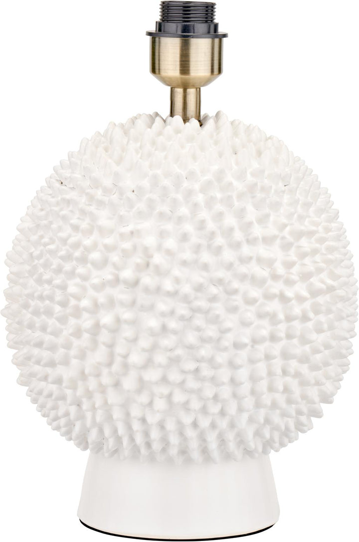 Wrenley Cream Ceramic Sea Urchin Table Lamp Base