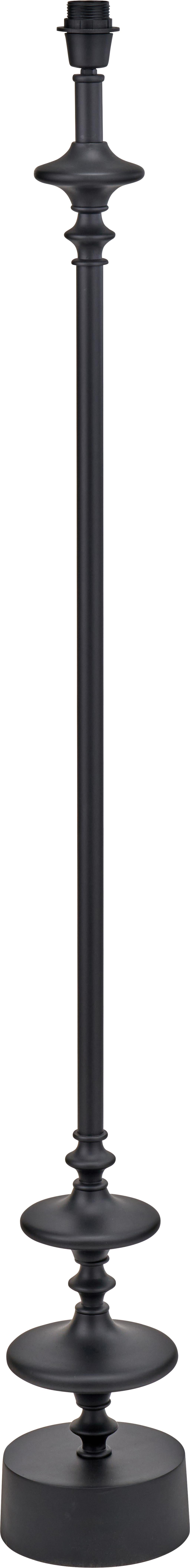 Emilio Matt Black Candlestick Floor Lamp Base