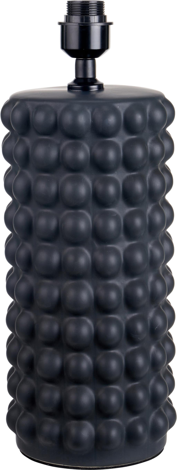 Sohan Black Bobbled Ceramic Tall Table Lamp Base