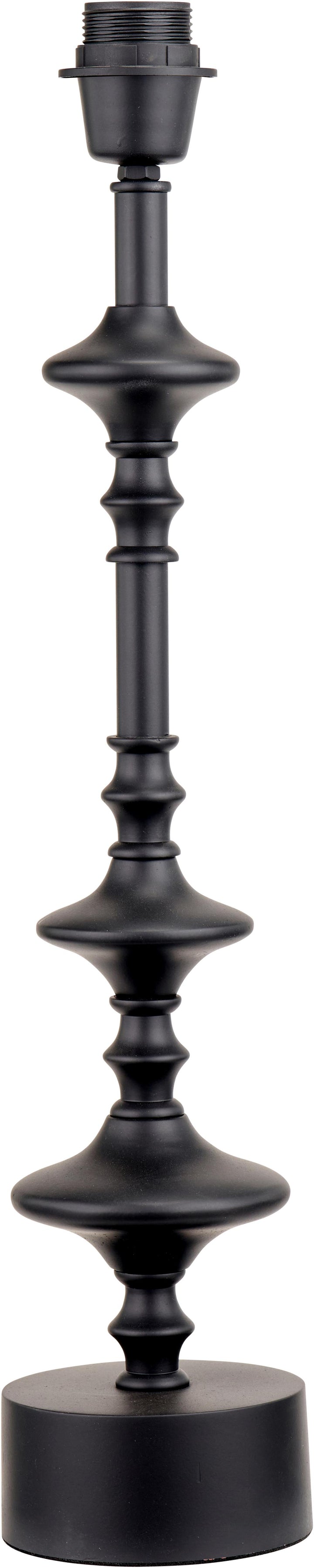 Emilio Matt Black Candlestick Table Lamp Base