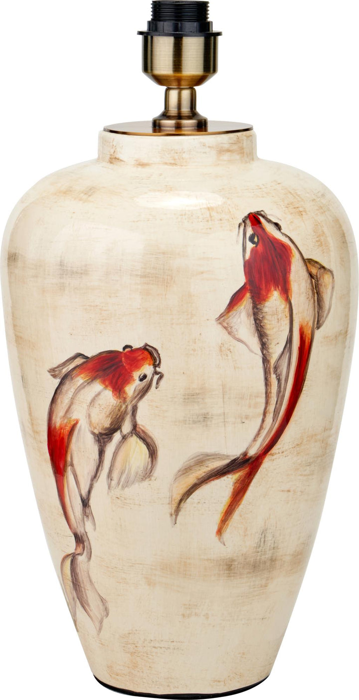 Emerayn Koi Natural Ceramic Table Lamp Base