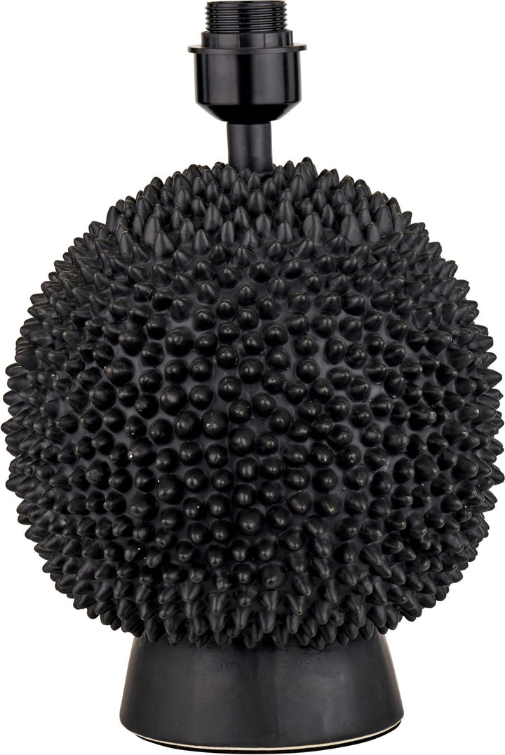 Wrenley Black Ceramic Sea Urchin Table Lamp Base