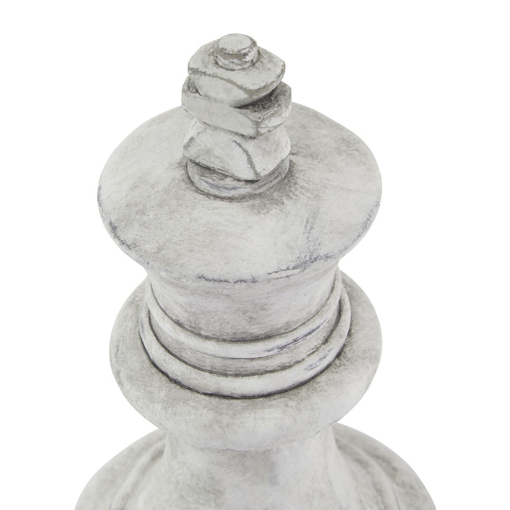 Amalfi Grey King Chess Piece