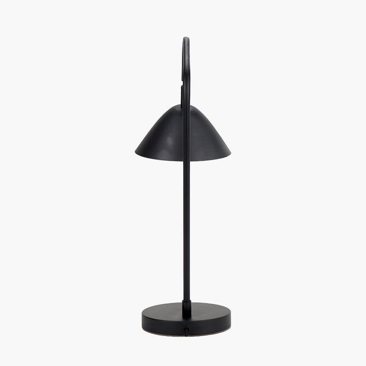 Toulon Black Metal Task Table Lamp