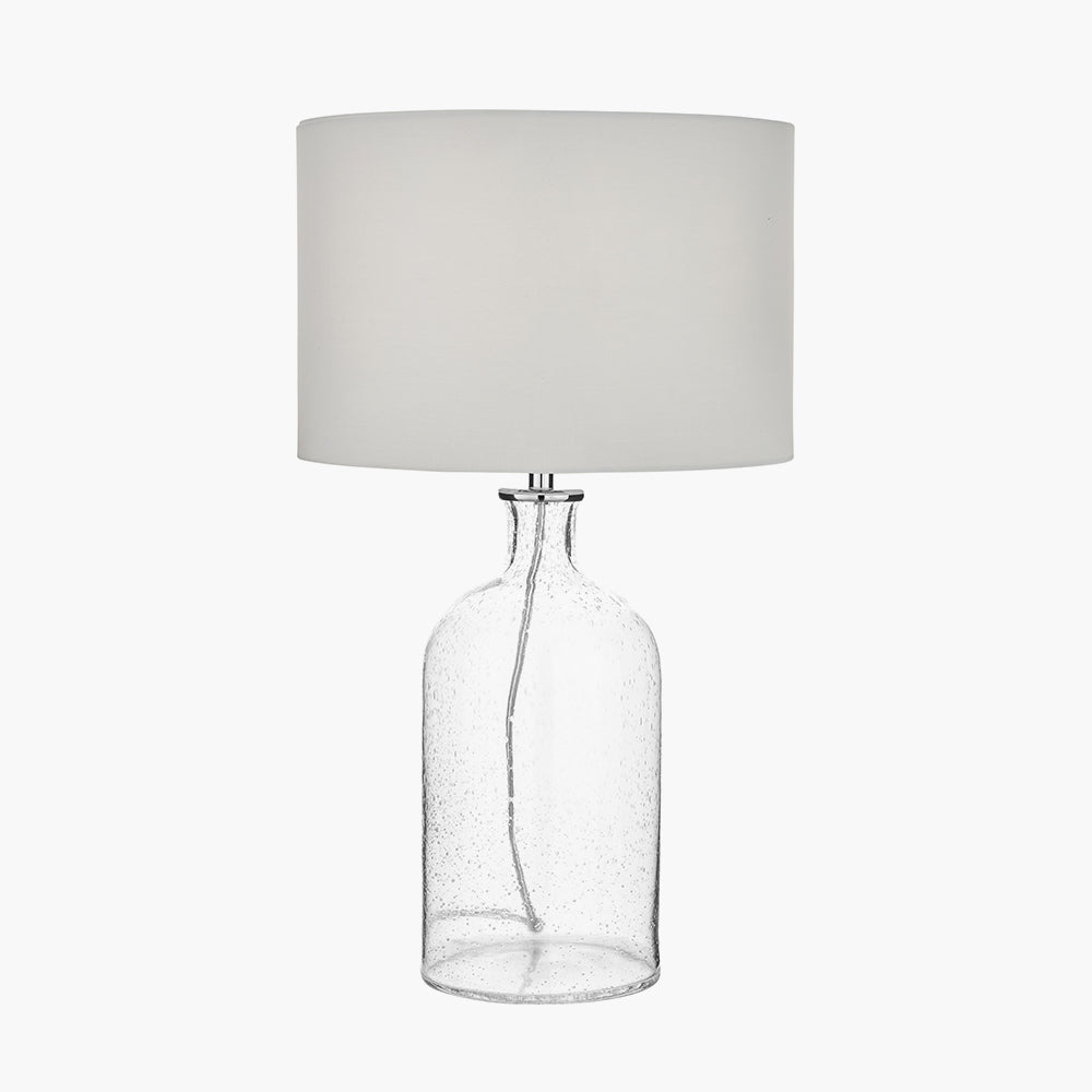 Bellamy Clear Bubble Glass Table Lamp