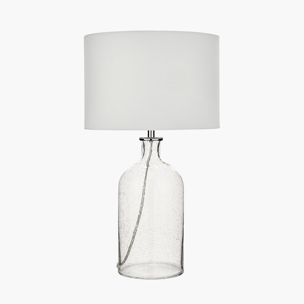 Bellamy Clear Bubble Glass Table Lamp