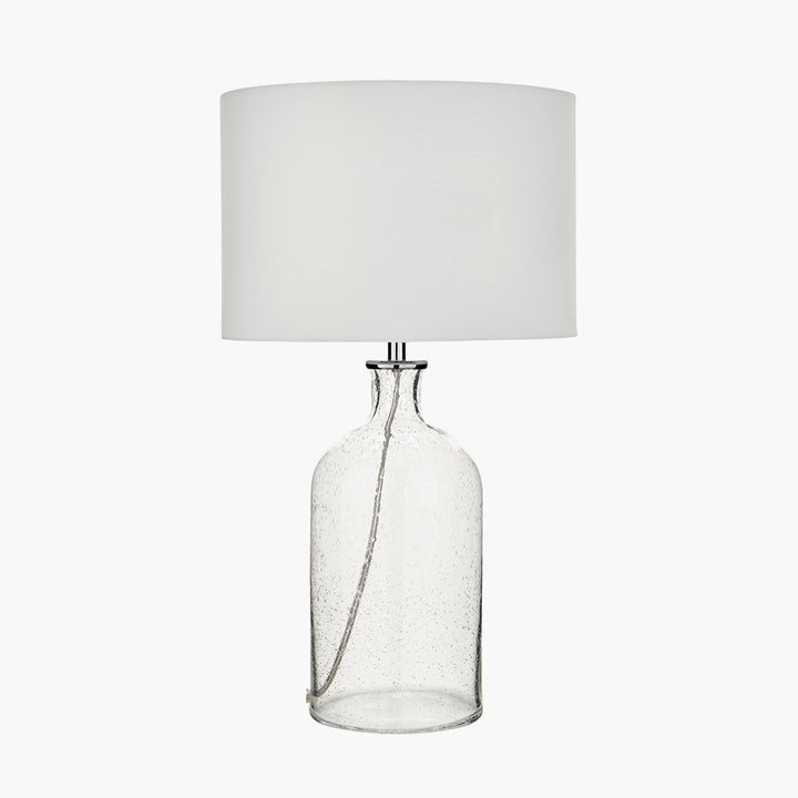 Bellamy Clear Bubble Glass Table Lamp